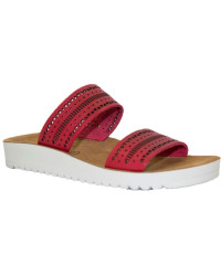 Czerwone Klapki Damskie Na Lato Grunland Grek Rosso