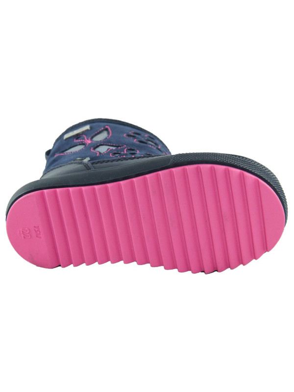 Trzewiki Zimowe Kozaki Bartek w-41001/slm z Odblaskami i Membraną BRTKtex Waterproof