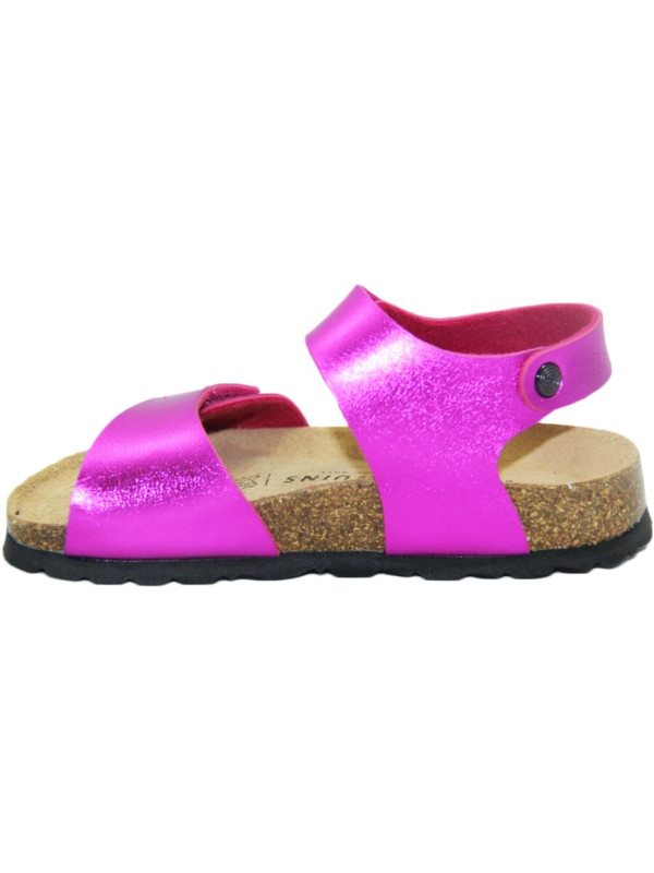 Różowe Dziewczęce Sandały Na Lato Genuins Jean Mirror Fucsia II gatunek