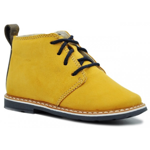 Trzewiki na Jesień Skórzane Dla Chłopca Na Suwak Bartek w-81852-5/1lt