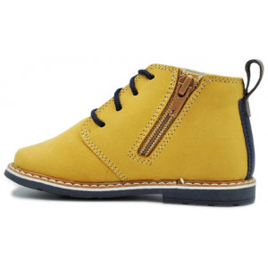 Trzewiki na Jesień Skórzane Dla Chłopca Na Suwak Bartek w-81852-5/1lt