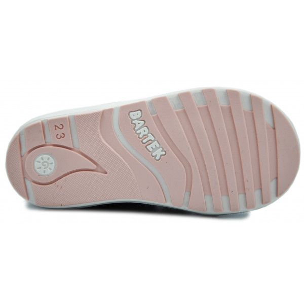 Półbuty dla dziewczynki na jesień z małpką różowe Bartek w-71734/0zp