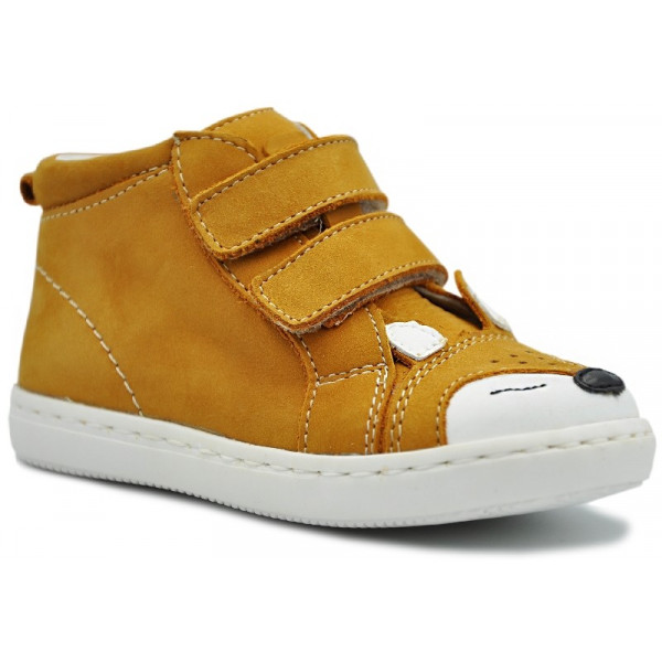 Buty Dziecięce Na Wiosnę Lisek Mido 20-31 Żółty
