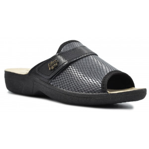 Klapki Damskie Czarne Na...