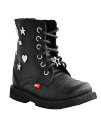 Trzewiki Ocieplane Dla Dziewczynek Na Jesień Zimę Emel e 2603-2