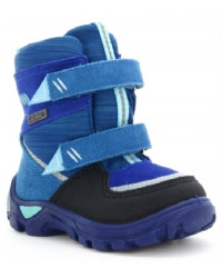 Kozaki Sniegowce Niebieskie Bartek t-21759/532 z Membraną BRTKtex Waterproof II gatunek