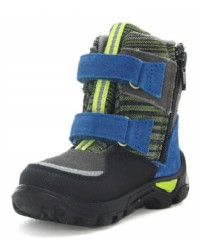 Sniegowce Chłopięce Ocieplane Bartek t-21759/0re z Membraną BRTKtex Waterproof II gatunek