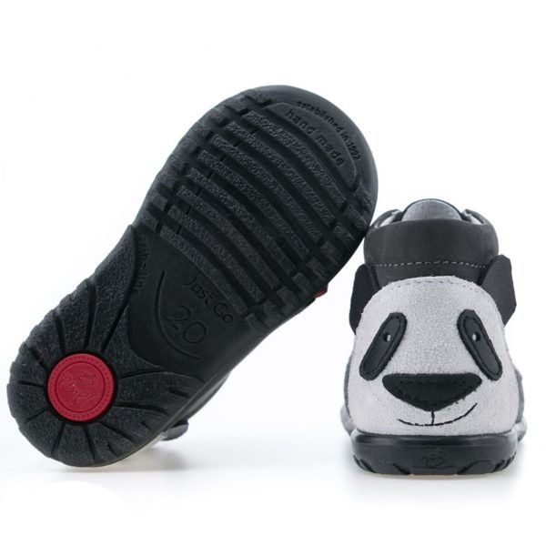 Chłopięce Trzewiki na Jesień Sznurowane Z Pandą Emel e 1150-1