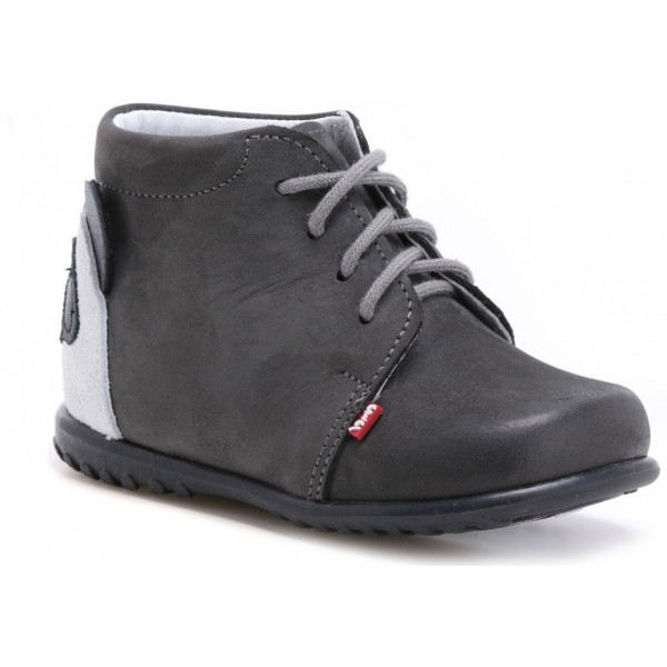 Chłopięce Trzewiki na Jesień Sznurowane Z Pandą Emel e 1150-1