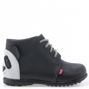 Chłopięce Trzewiki na Jesień Sznurowane Z Pandą Emel e 1150-1