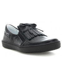 Eleganckie mokasyny do szkoły młodzieżowe na jesień BARTEK w-28701/sz/1sd