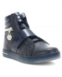 Granatowe Trampki Trzewiki jesienne bartek w-24376/sz/0fb