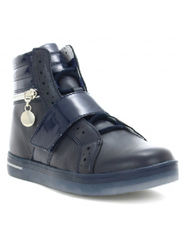 Granatowe Trampki Trzewiki jesienne bartek w-24376/sz/0fb