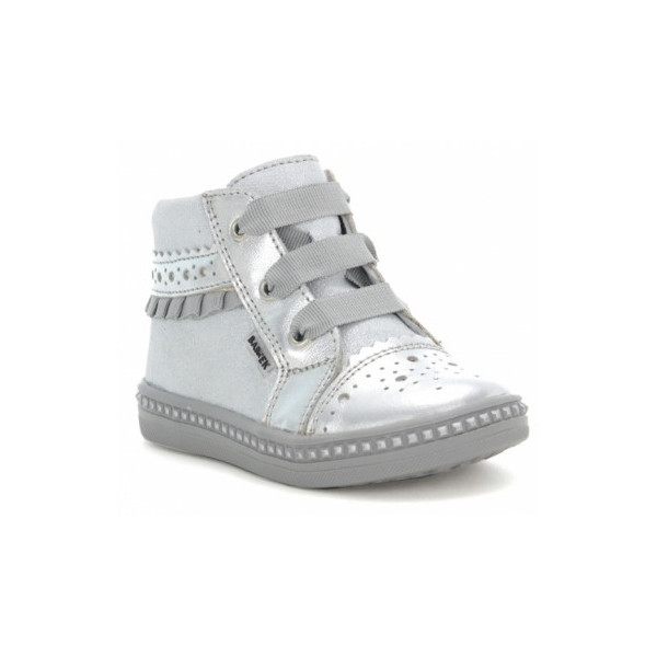 Srebrne Trzewiki Półbuty Jesienne Dla Dziewczynek Bartek w-51846/12d