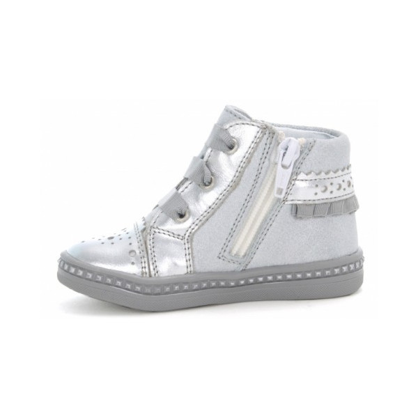 Srebrne Trzewiki Półbuty Jesienne Dla Dziewczynek Bartek w-51846/12d