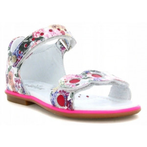 Sandały Buty Kolorowe Sandały na Rzep dla Dziewczynki Bartek t-16167/1g