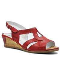 Sandały Damskie Na Lato Ze Skóry Naturalnej Suave 711032-4