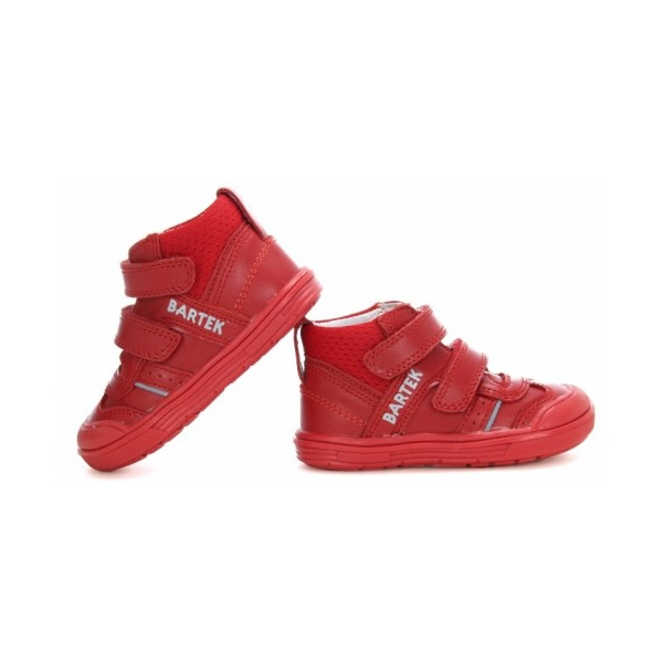 Czerwone Chłopięce Trzewiki Jesienne Do Nauki Chodzenia Bartek w-81859-5/re5