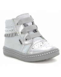 Srebrne Trzewiki Półbuty Jesienne Dla Dziewczynek Bartek w-51846/12d