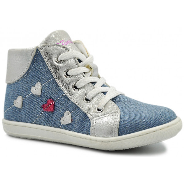 Tenisówki Za Kostkę Dla Dziewczynki W Serduszka Primigi 1404111