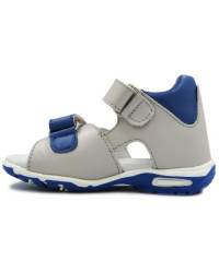 Szare Sandały Z Wysokim Zapiętkiem Dla Chłopca Jamet 191 II gatunek