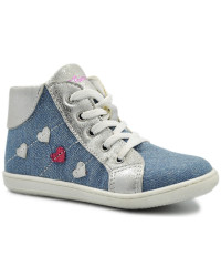 Tenisówki Za Kostkę Dla Dziewczynki W Serduszka Primigi 1404111