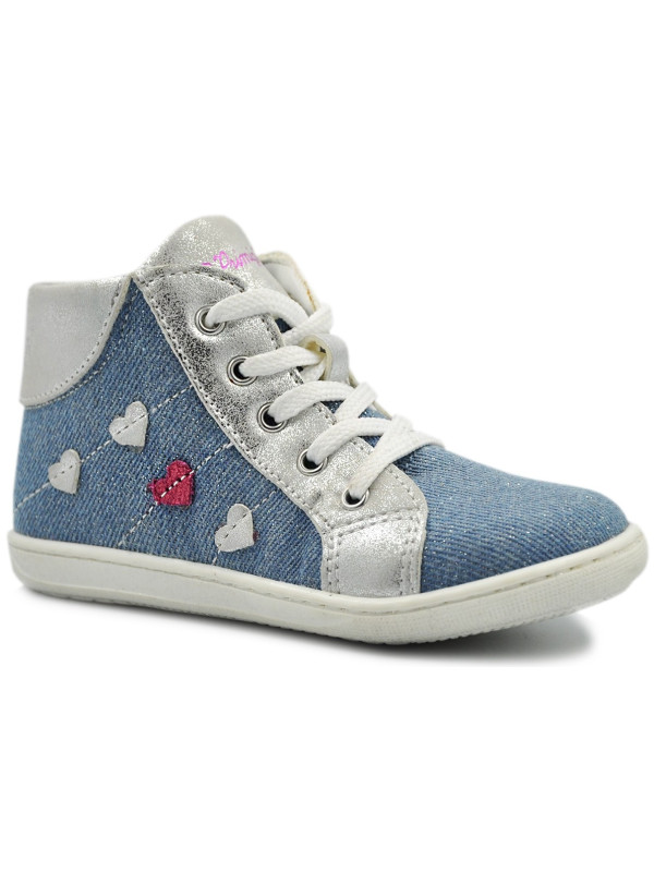 Tenisówki Za Kostkę Dla Dziewczynki W Serduszka Primigi 1404111