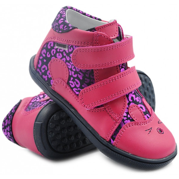 Półbuty na jesień Dla Dziewczynki Róż Fiolet Na Rzepy Bartek w-11702/0-jos