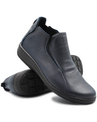 Ocieplane buty dla kobiet na jesień zimę ze skóry naturalnej Helios 566