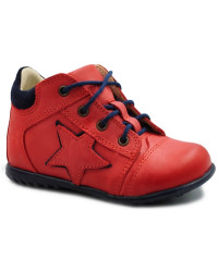 Chłopięce Trzewiki Na Jesień Skóra Naturalna Emel e 2069d-5