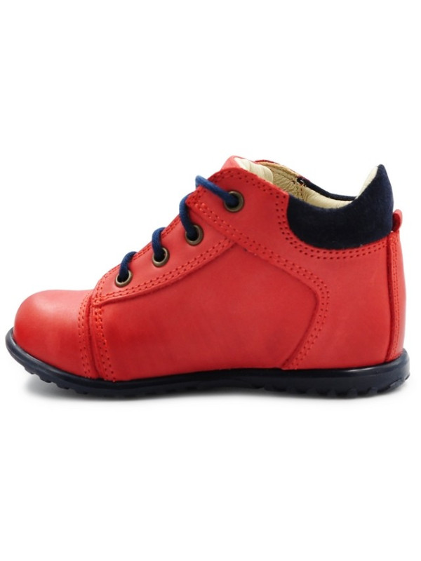 Chłopięce Trzewiki Na Jesień Skóra Naturalna Emel e 2069d-5