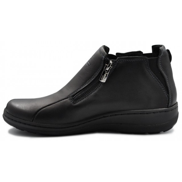 Ocieplane Buty Damskie Eleganckie Botki HELIOS 566 Czarne