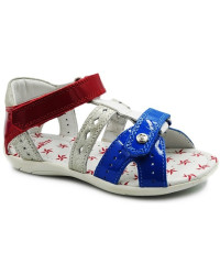 Kolorowe sandały dla dziewczynki w gwiazdki na lato Bartek T-61836/H41