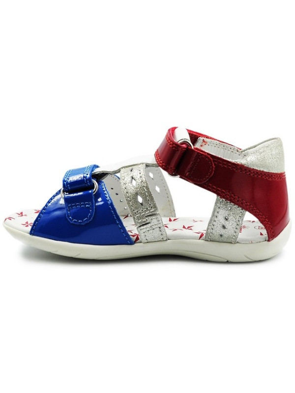 Kolorowe sandały dla dziewczynki w gwiazdki na lato Bartek T-61836/H41