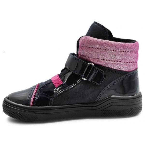 Czarne Dziewczęce Trampki Ocieplane Na Zimę Jesień Bartek w-1385-oscp