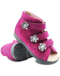 Kapcie profilaktyczne dla dziewczynki z obcasem Thomasa do szkoły Dawid 1041,1042,1043