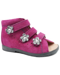 Kapcie profilaktyczne dla dziewczynki z obcasem Thomasa do szkoły Dawid 1041,1042,1043