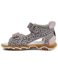 Sandały Buty Bartek 11144003 Dziewczęce Sandały na Rzepy - Panterka