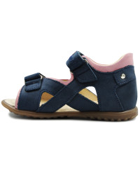 Sandały Emel 2086-24 Sandały dla Dziewczynki z wygodnym zapięciem na Rzepy