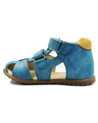 Sandały Emel e 2437-30 Chłopięce Półsnadały na Rzepy