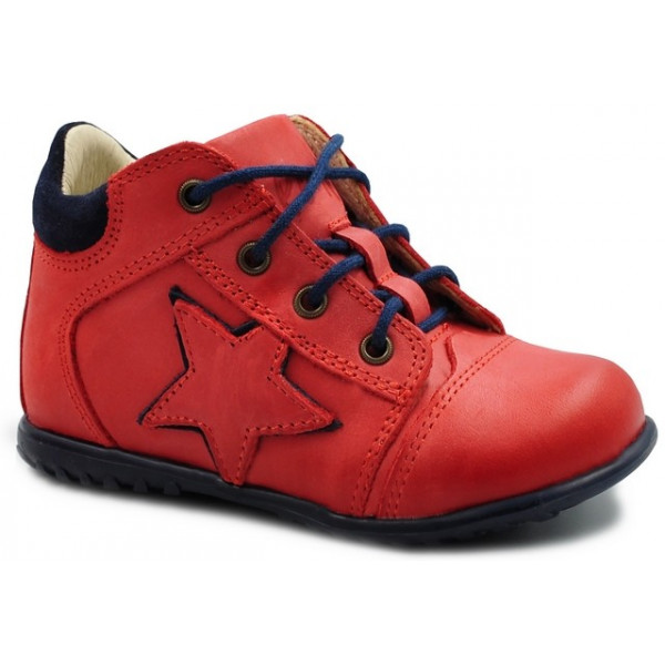 Chłopięce Trzewiki Na Jesień Skóra Naturalna Emel e 2069d-5