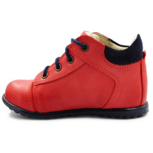 Chłopięce Trzewiki Na Jesień Skóra Naturalna Emel e 2069d-5