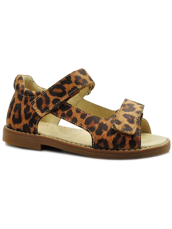 Sandały Buty Mido 31-18 pantera Dziewczęce Sandały na Rzep - Panterka