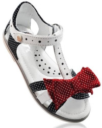 Eleganckie sandały na lato dla dziewczynek Bartek w-16182/1np