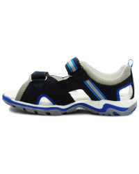 Sandały Dla Chłopca Niebieskie Bartek na Rzepy 19176-003