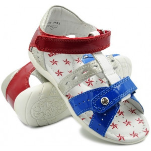 Kolorowe sandały dla...