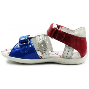 Kolorowe sandały dla dziewczynki w gwiazdki na lato Bartek T-61836/H41
