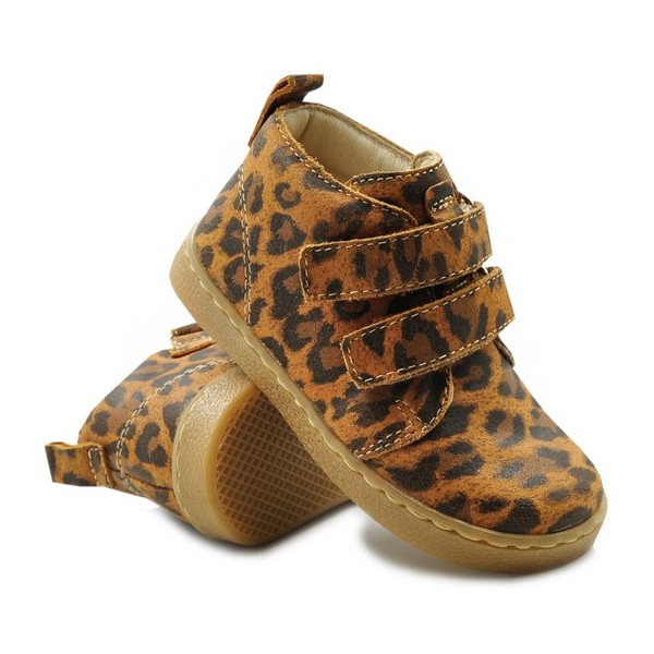 Buty Na Wiosnę Dla Dziewczynki w Panterkę Mido 20-38