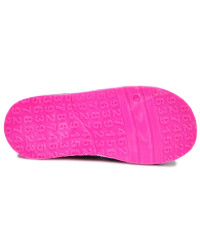 Różowe Kapcie Profilaktyczne Danielki z Kwiatuszkami