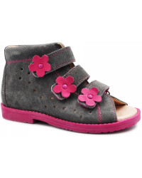 Sandały ortopedyczne z obcasem thomasa do przedszkola Dawid 1041,1042,1043